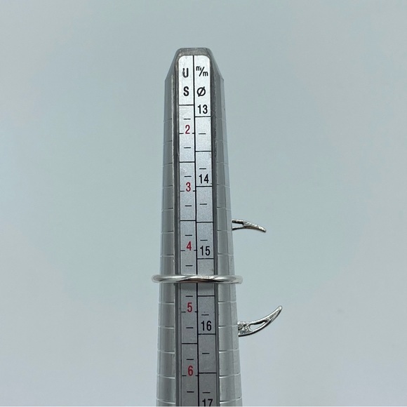 Vintage Silver Large Boho Bohemian Moon Ring - Picture 6 of 7